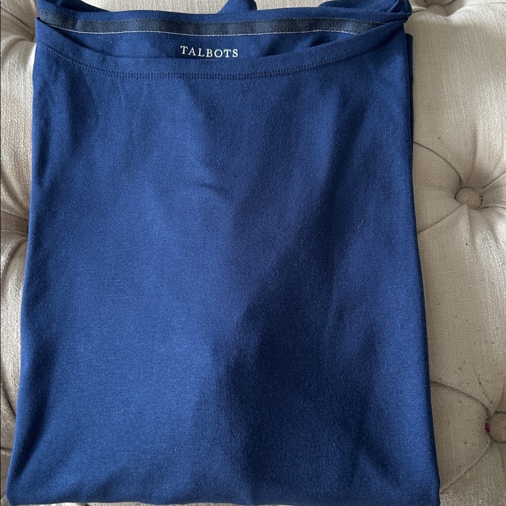 Talbots plus size women’s 3/4 length sleeve stretch tshirt